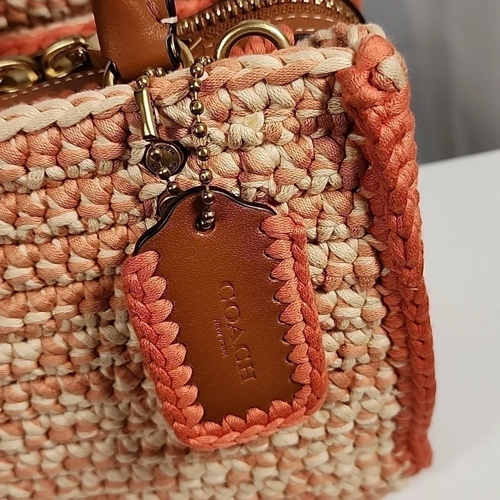 NWT Coach Rogue 20 With Crochet - Picture 8 of 17
